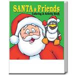 CS0502B Santa and Friends Coloring and Activity Book Blank No Imprint
